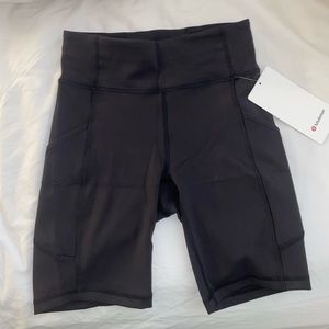NEW Lululemon invigorate high rise biker shorts